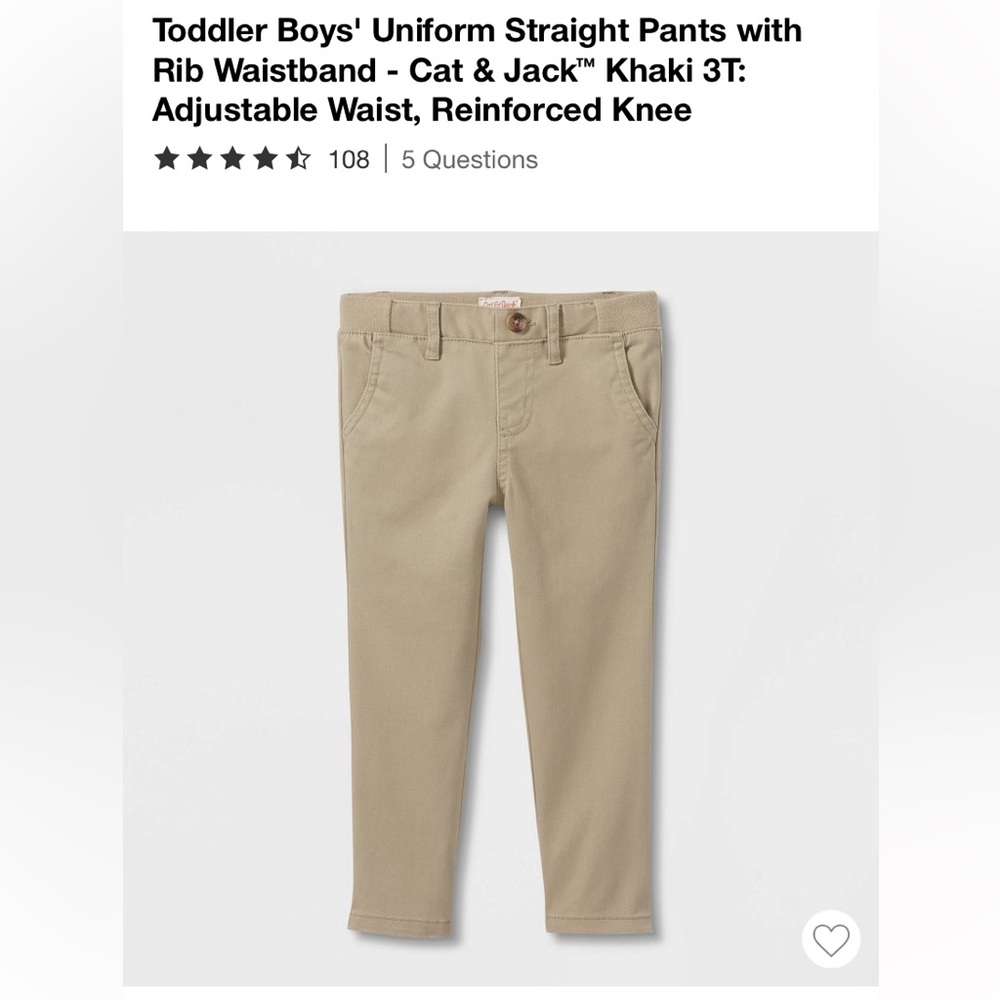 Cat & Jack Kids Khaki Pants